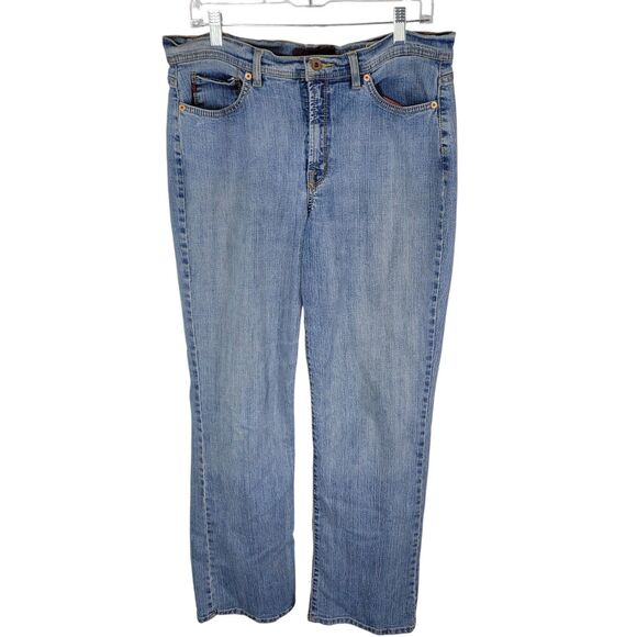 JeanStar Womens Size 14 Blue Solid Elle Jeans - Picture 8 of 10